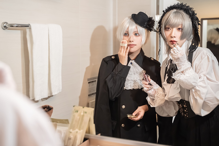 ホテルで着替えてイベント参加！