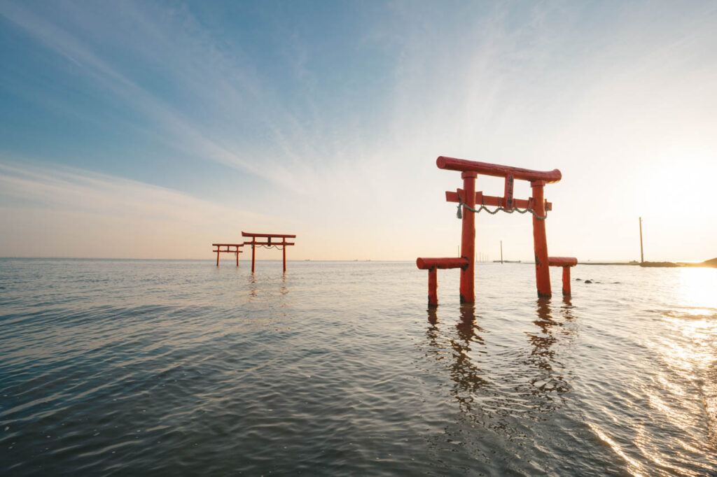 大魚神社 海中鳥居