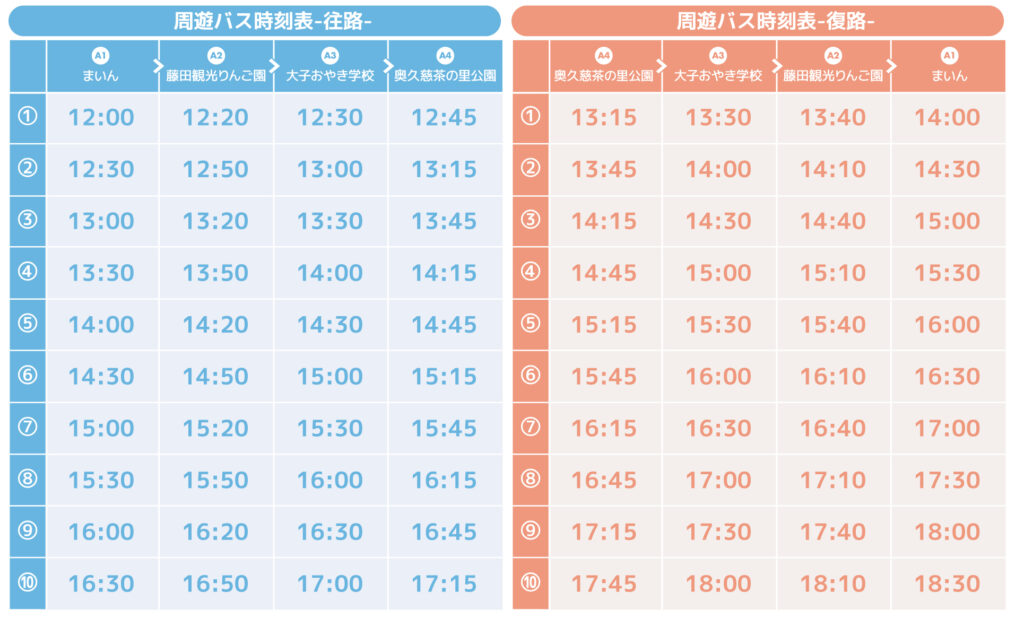 無料シャトルバス