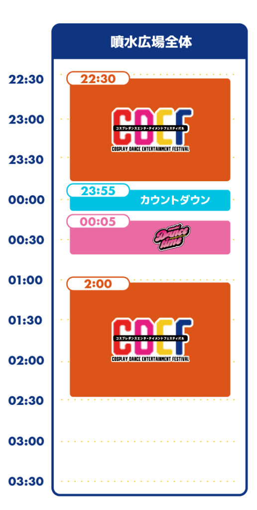 タイムテーブル